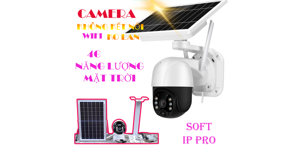 Camera Phú Giáo - Giải pháp camera giám sát tích hợp pin năng lượng mặt trời và kết nối 4G